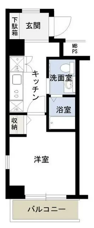 クレアシオン目黒不動前 3階階 間取り
