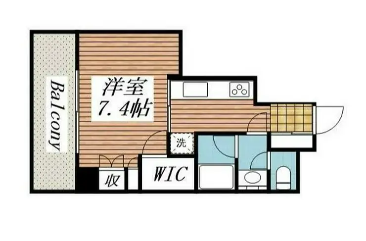 ガーデンホームズ白金 2階階 間取り
