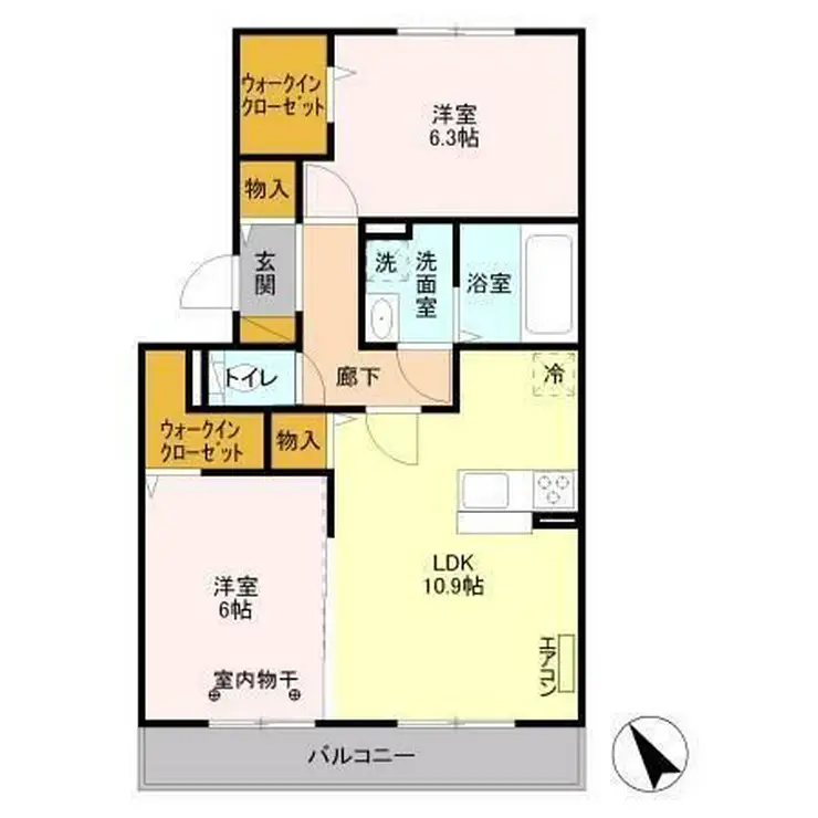 R.ザウバー 2階階 間取り