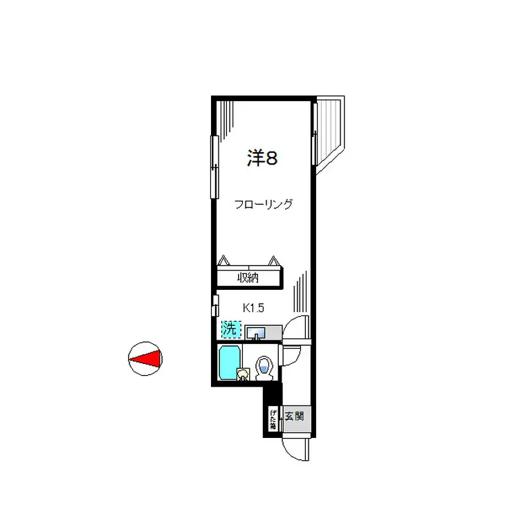 グランデ東中野 2階階 間取り