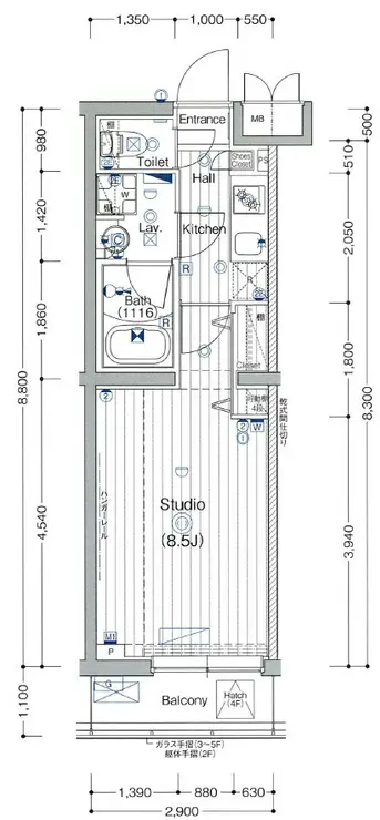 アーバンステーション成増 4階階 間取り