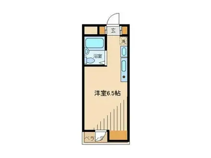 グレース仙川(ワンルーム/2階)の間取り写真