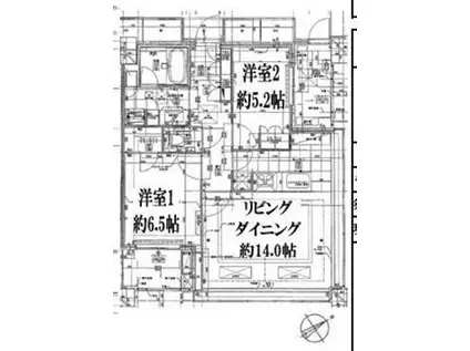 アウルタワー OWL TOWER(2LDK/23階)の間取り写真