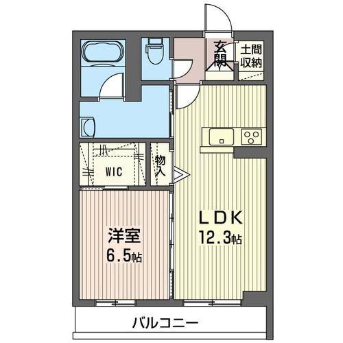 ナチュラス(1LDK/2階)の間取り写真