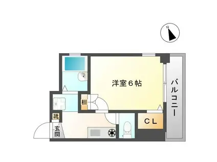 アパルトメントエクセレンサ(1K/3階)の間取り写真