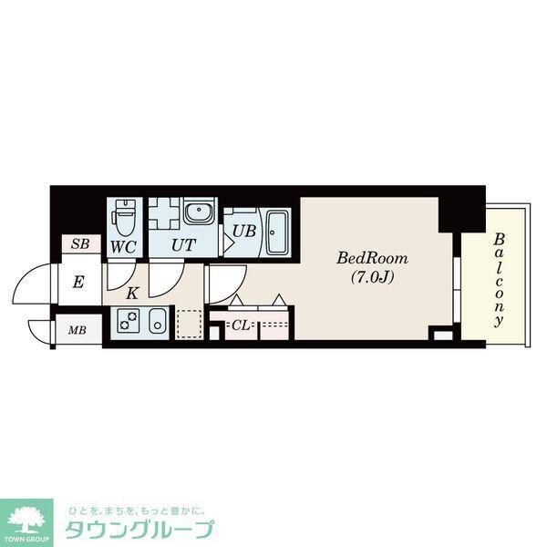 S-RESIDENCE名駅ノース(1K/5階)の間取り写真