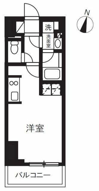 プライムメゾン千葉新町(ワンルーム/5階)の間取り写真