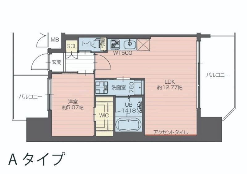 プレジオ大正(1LDK/8階)の間取り写真
