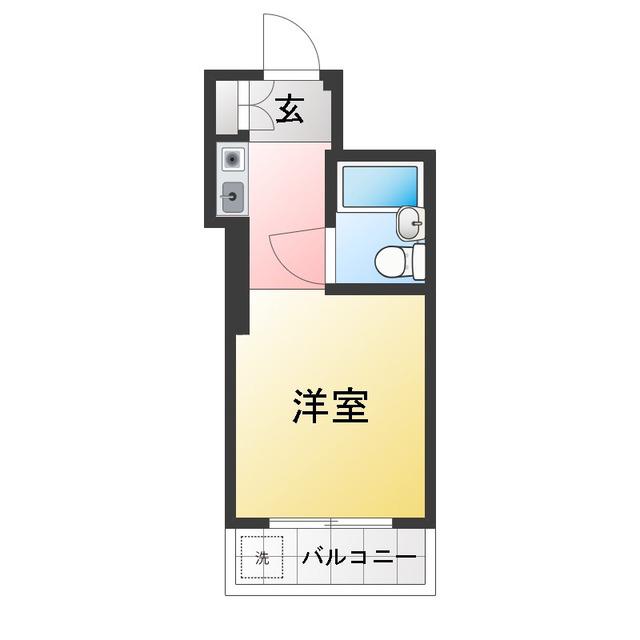 TOP浅草NO1(ワンルーム/8階)の間取り写真