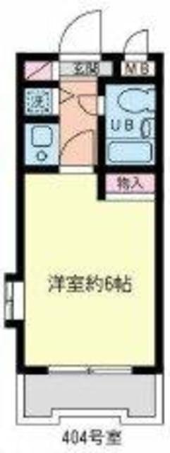 ジョイフル新高円寺第3(1K/4階)の間取り写真