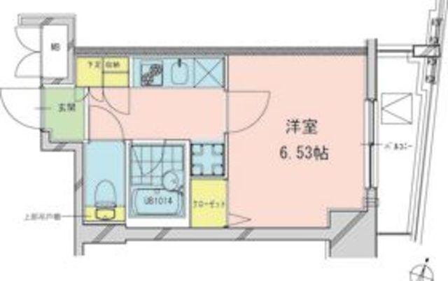 本郷エーワン東大前(1K/6階)の間取り写真