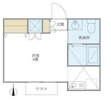 カルム吉祥寺(ワンルーム/2階)の間取り写真