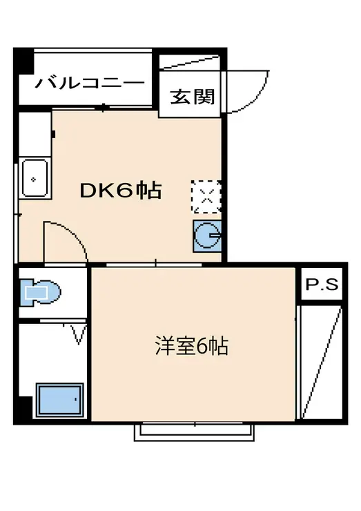 内田マンション 2階階 間取り