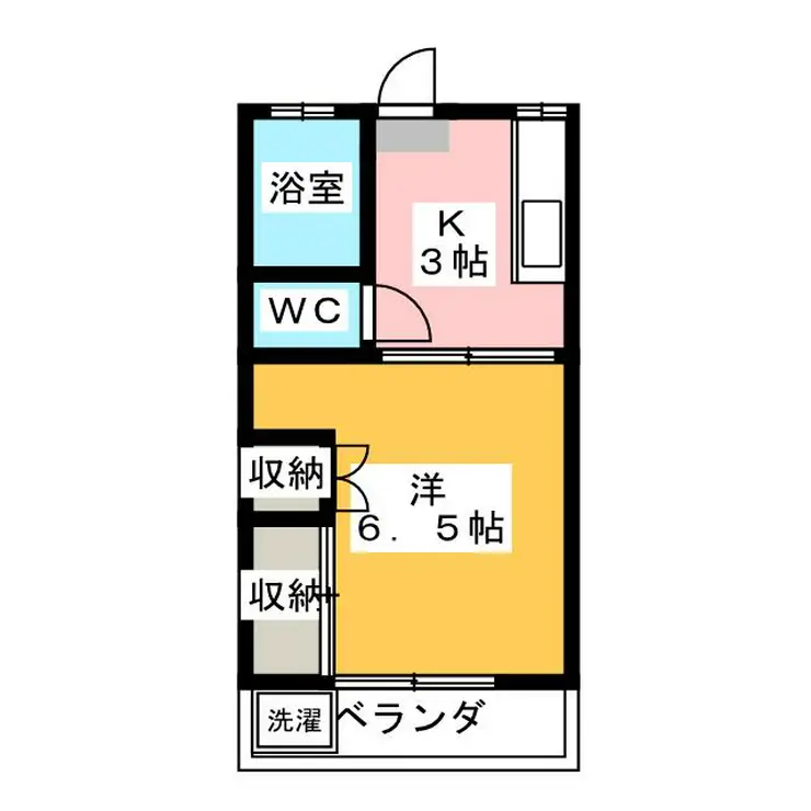 ニュータナベ第2 1階階 間取り