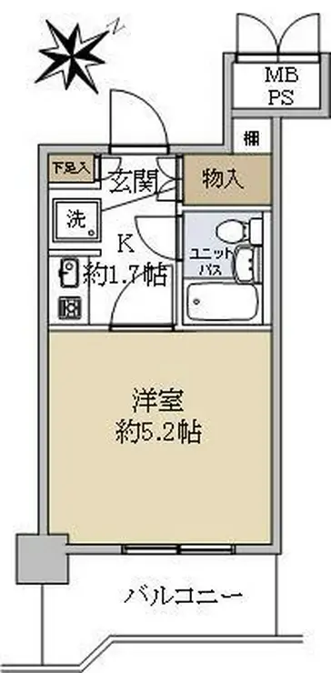 クリオたまプラーザ壱番館 5階階 間取り