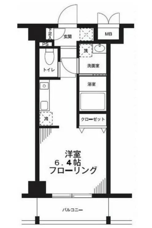 パルメゾン見次公園 4階階 間取り