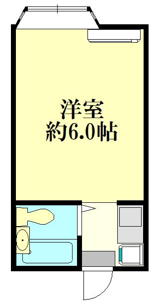 ETOILE(ワンルーム/2階)の間取り写真