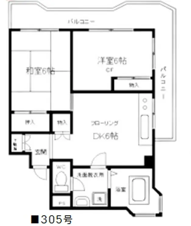 久五ビル 3階階 間取り