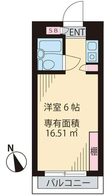 マリオン池袋 2階階 間取り