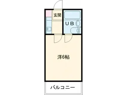 コーポ諏訪西大寺(1K/4階)の間取り写真