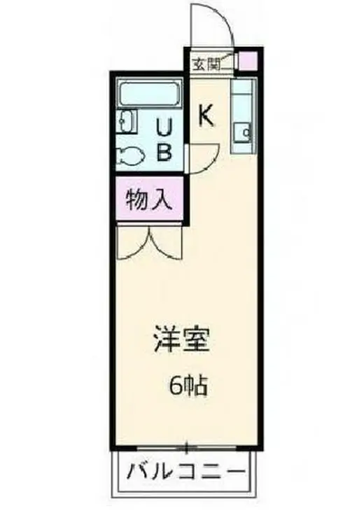ユースフル三軒茶屋 1階階 間取り