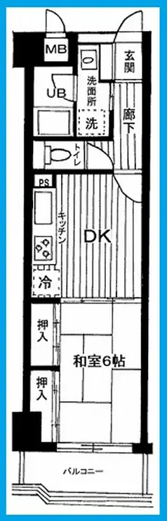 ダイアパレス西巣鴨Ⅱ 5階階 間取り