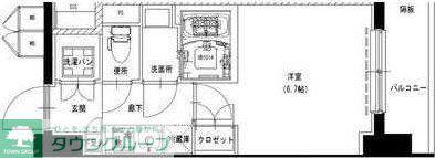 S-RESIDENCE戸田公園(1LDK/3階)の間取り写真