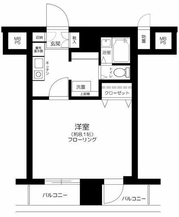 シティハイツ新小岩 8階階 間取り