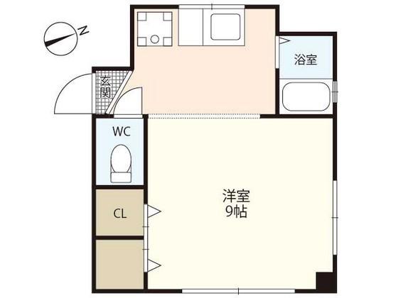 立町中村ビル(ワンルーム/3階)の間取り写真