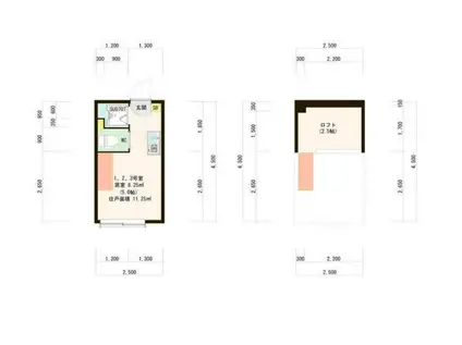 ハーモニーテラス阿佐ヶ谷III(ワンルーム/1階)の間取り写真