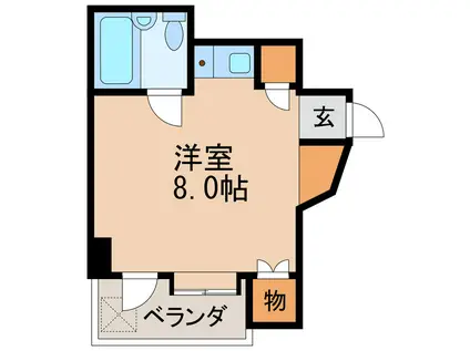リアライズ錦(ワンルーム/4階)の間取り写真