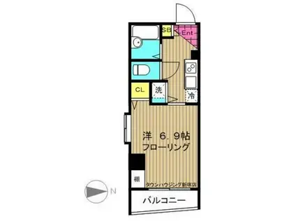 フェニックス高円寺伍番館(1K/4階)の間取り写真