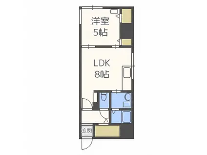 カサトレスネオ(1LDK/9階)の間取り写真