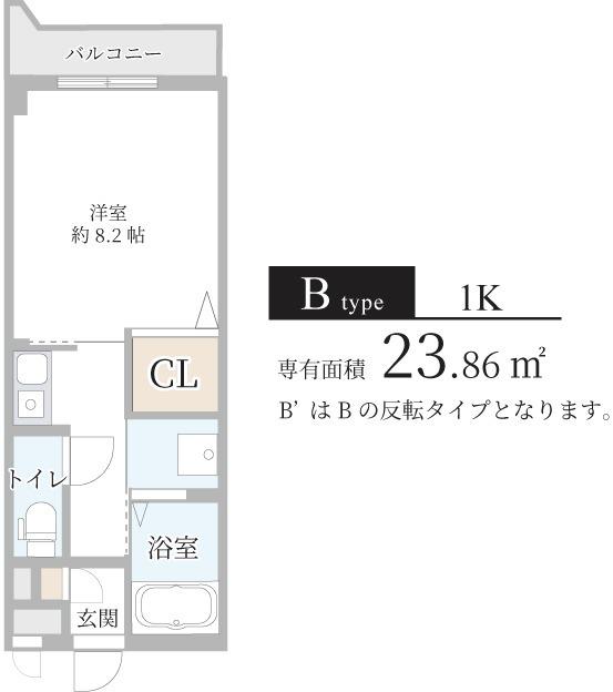 コンフォート・グリーン(1K/3階)の間取り写真