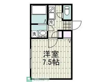 WN RESIDENCE(1K/1階)の間取り写真
