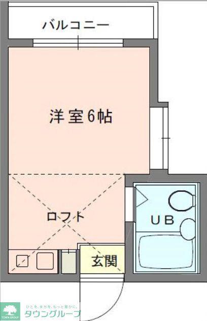シティパレス清水町1(1K/1階)の間取り写真