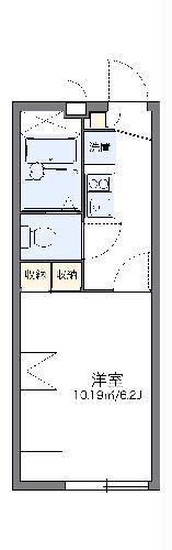 レオパレスみのりハイム(1K/2階)の間取り写真