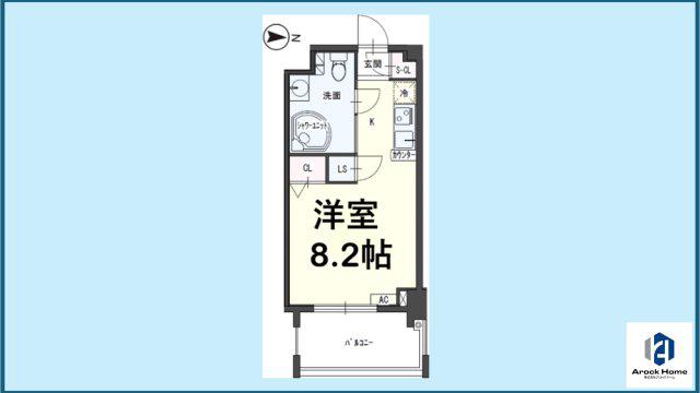 SK BUILDING10(ワンルーム/2階)の間取り写真
