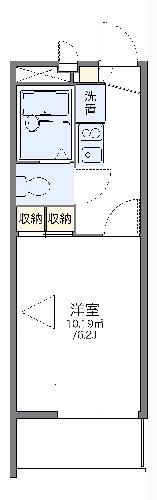 レオパレス西陵(1K/2階)の間取り写真