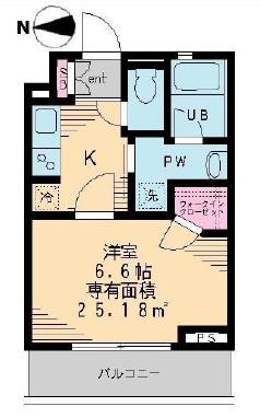 セレリーオ・ニッコー(1K/3階)の間取り写真