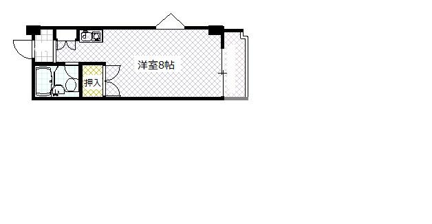 アペックス四ツ井(ワンルーム/4階)の間取り写真
