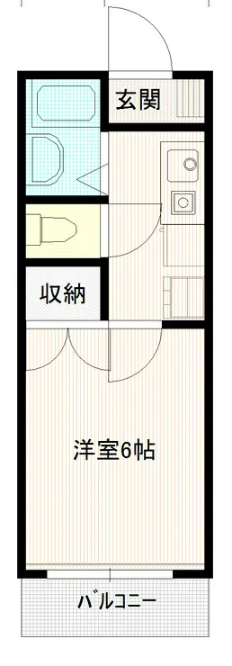 第二サンセール平山 1階階 間取り