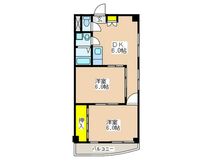 第3小池ビル 5階階 間取り