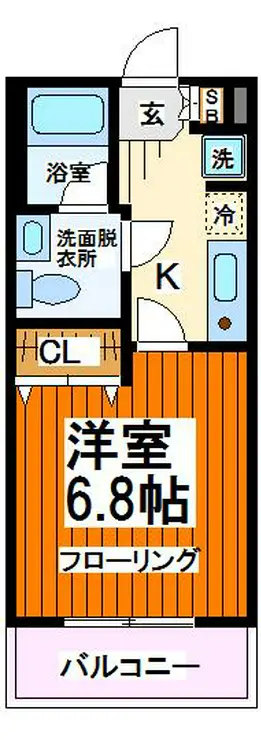 エクセルコート成城 2階階 間取り