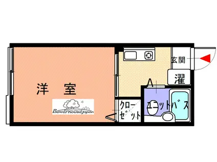 ユウワハイムI(1K/1階)の間取り写真