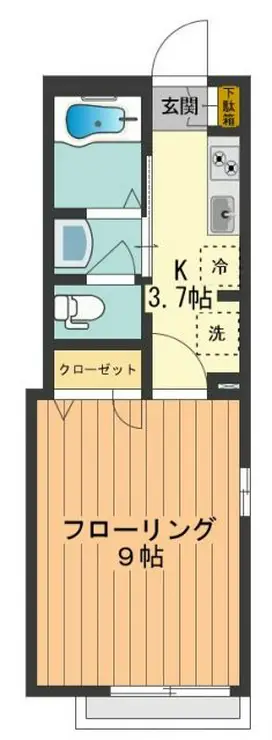 ラ・セントロ 2階階 間取り