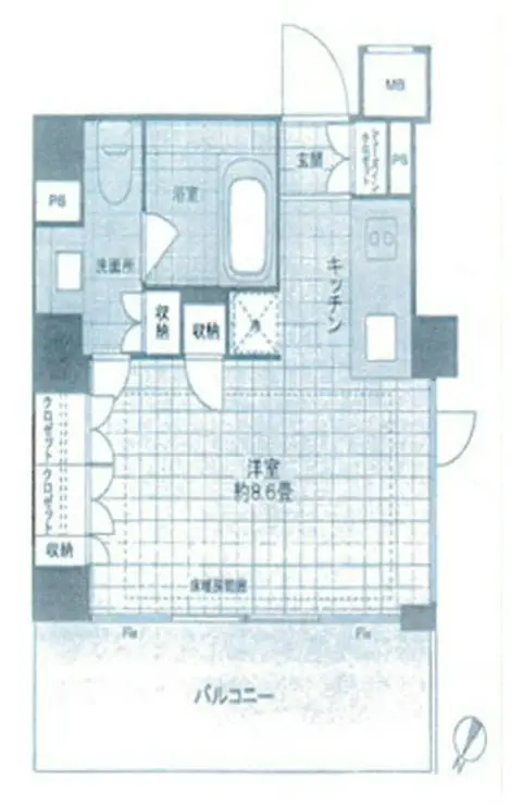 セルフィスタ渋谷 3階階 間取り