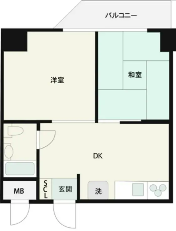 シャンボール新中野 4階階 間取り