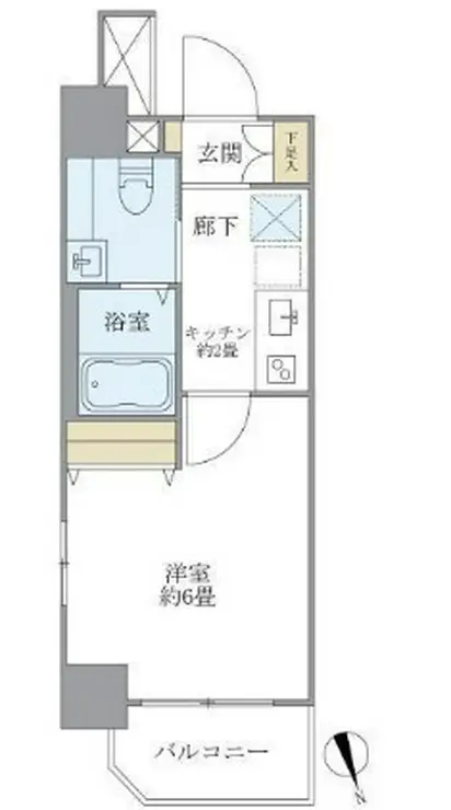 J-Cloud横浜鶴見 3階階 間取り