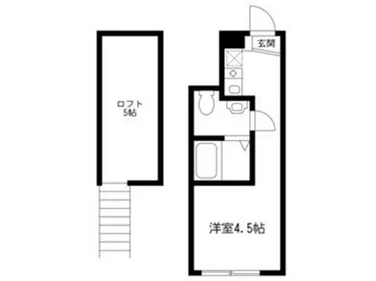 RESIDENCE KAI C-108(ワンルーム/1階)の間取り写真